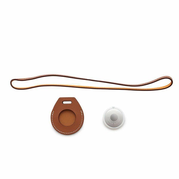 エルメス エアタグ AirTag バッグチャーム アップル ゴールド/ジョーヌドール スイフト HERMES バッグアクセサリー