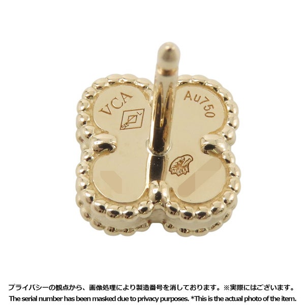ヴァンクリーフ&アーペル ピアス スウィート アルハンブラ ピアス マザーオブパール K18YGイエローゴールド VCARA44800