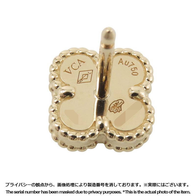 ヴァンクリーフ&アーペル ピアス スウィート アルハンブラ ピアス マザーオブパール K18YGイエローゴールド VCARA44800