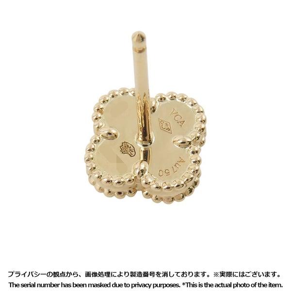 ヴァンクリーフ&アーペル ピアス スウィート アルハンブラ ピアス オニキス K18YGイエローゴールド VCARA44900 ジュエリー