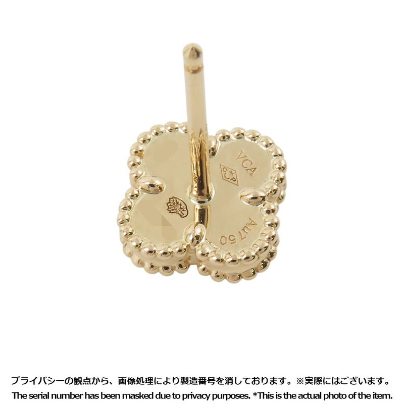 ヴァンクリーフ&アーペル ピアス スウィート アルハンブラ ピアス オニキス K18YGイエローゴールド VCARA44900 ジュエリー