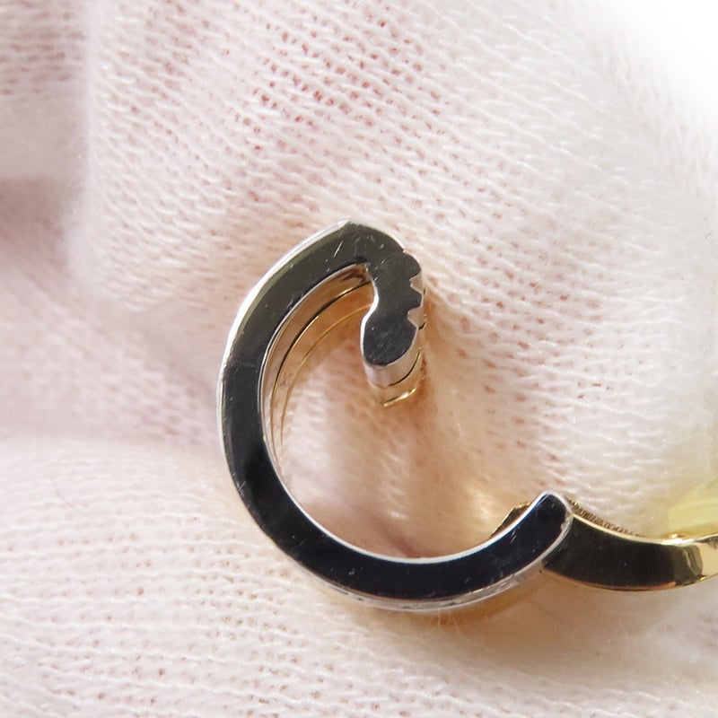 ブシュロン イヤリング キャトル ラディアント オープンロー シングル クリップイヤリング ダイヤ 7P 計0.14ct K18YG/K18WG JCO01373