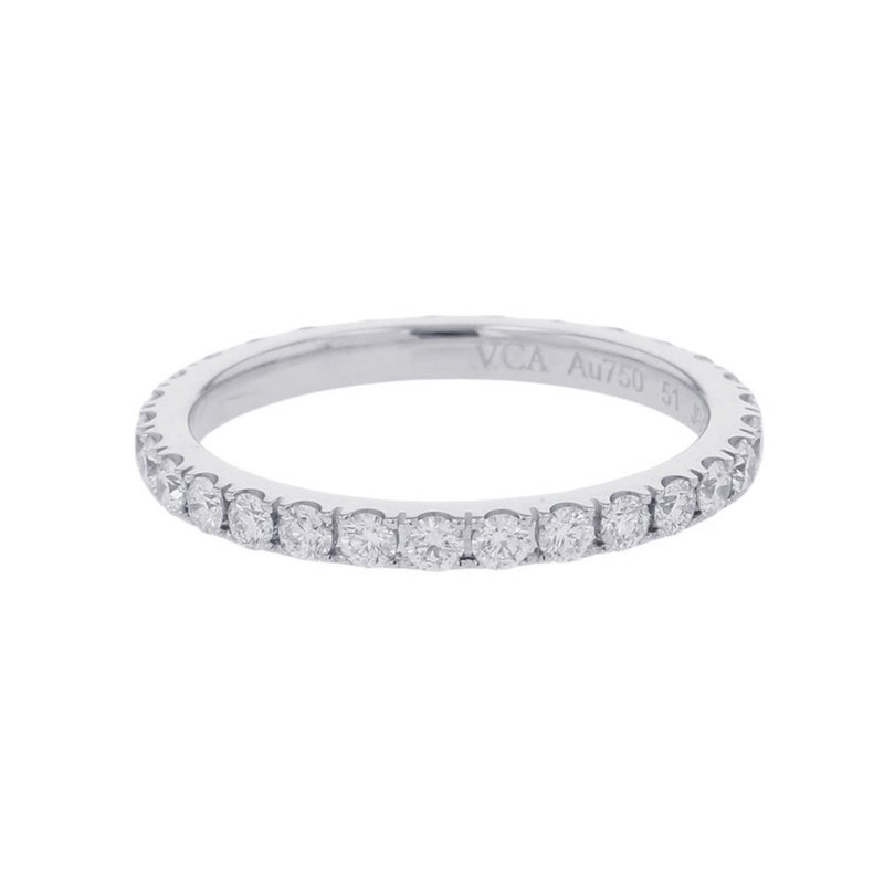 ヴァンクリーフ&アーペル リング フェリシテ エタニティ ダイヤ 29P 計0.7ct K18WGホワイトゴールド サイズ51 VCARP7RG00 指輪