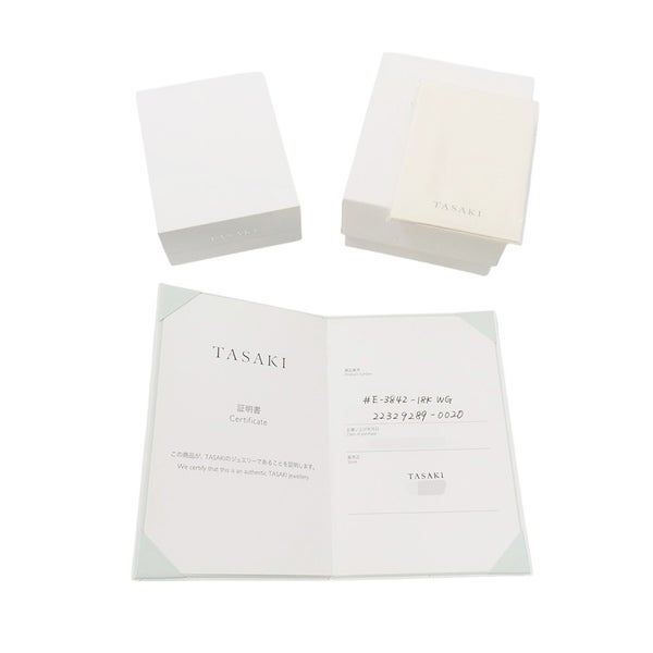 タサキ ピアス バランス プラス イヤリング あこや真珠 パール K18WGホワイトゴールド E-3842-18KWG TASAKI