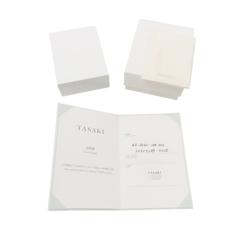 タサキ ピアス バランス プラス イヤリング あこや真珠 パール K18WGホワイトゴールド E-3842-18KWG TASAKI