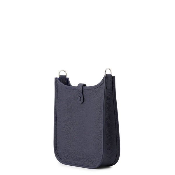 エルメス ショルダーバッグ エブリンTPM 111cm ブルーニュイ/シルバー金具 トリヨンクレマンス K刻印 HERMES Evelyne