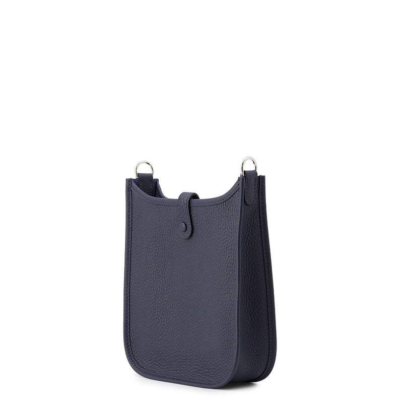 エルメス ショルダーバッグ エブリンTPM 111cm ブルーニュイ/シルバー金具 トリヨンクレマンス K刻印 HERMES Evelyne