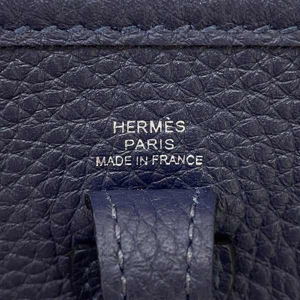 エルメス ショルダーバッグ エブリンTPM 111cm ブルーニュイ/シルバー金具 トリヨンクレマンス K刻印 HERMES Evelyne