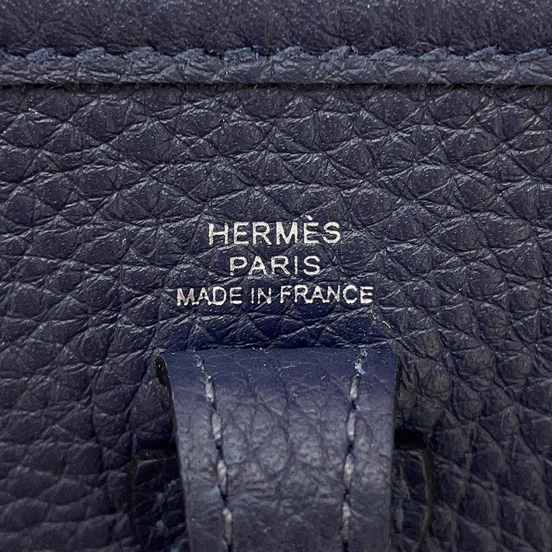 エルメス ショルダーバッグ エブリンTPM 111cm ブルーニュイ/シルバー金具 トリヨンクレマンス K刻印 HERMES Evelyne