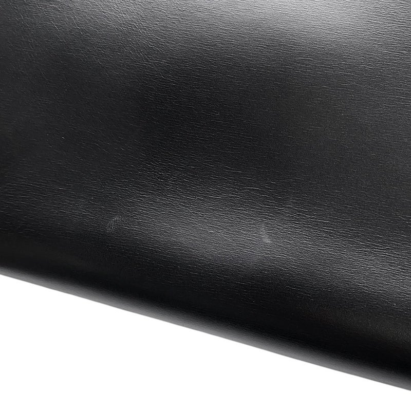 エルメス ハンドバッグ ケリー32 内縫い ブラック/シルバー金具 シャモニー □G刻印 ２wayショルダー 黒
