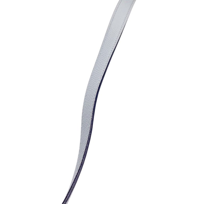 エルメス ハンドバッグ ケリー28 外縫い ブルーグラシエ/シルバー金具 エプソン C刻印 ２wayショルダー