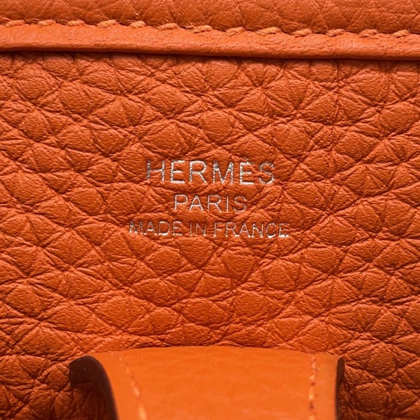エルメス ショルダーバッグ エブリン3 23  オレンジ/シルバー金具 トリヨンクレマンス K刻印