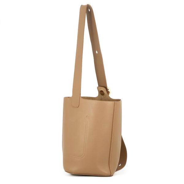 ロエベ トートバッグ ペブル バケットバッグ ミディアム スムースカーフレザー AANBBBWX01 LOEWE