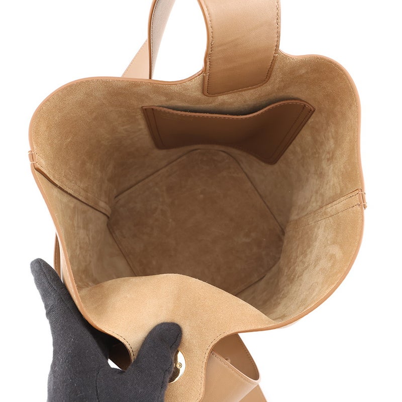 ロエベ トートバッグ ペブル バケットバッグ ミディアム スムースカーフレザー AANBBBWX01 LOEWE