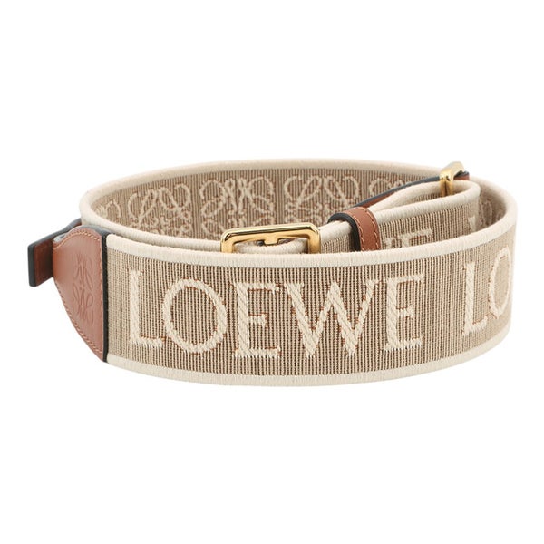 ロエベ ショルダーストラップ アナグラム キャンバス レザー C886T90X01 LOEWE ストラップ