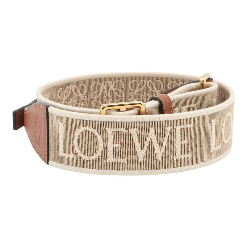 ロエベ ショルダーストラップ アナグラム キャンバス レザー C886T90X01 LOEWE ストラップ