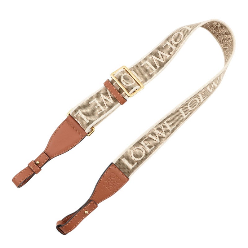 ロエベ ショルダーストラップ アナグラム キャンバス レザー C886T90X01 LOEWE ストラップ
