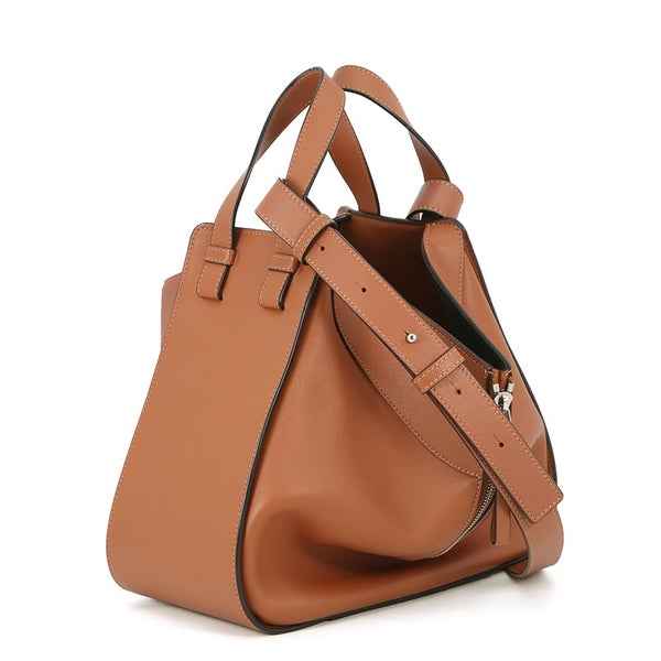 ロエベ ショルダーバッグ ハンモックバッグ スモール クラシックカーフレザー 387.30.S35 LOEWE 2WAY ブラウン