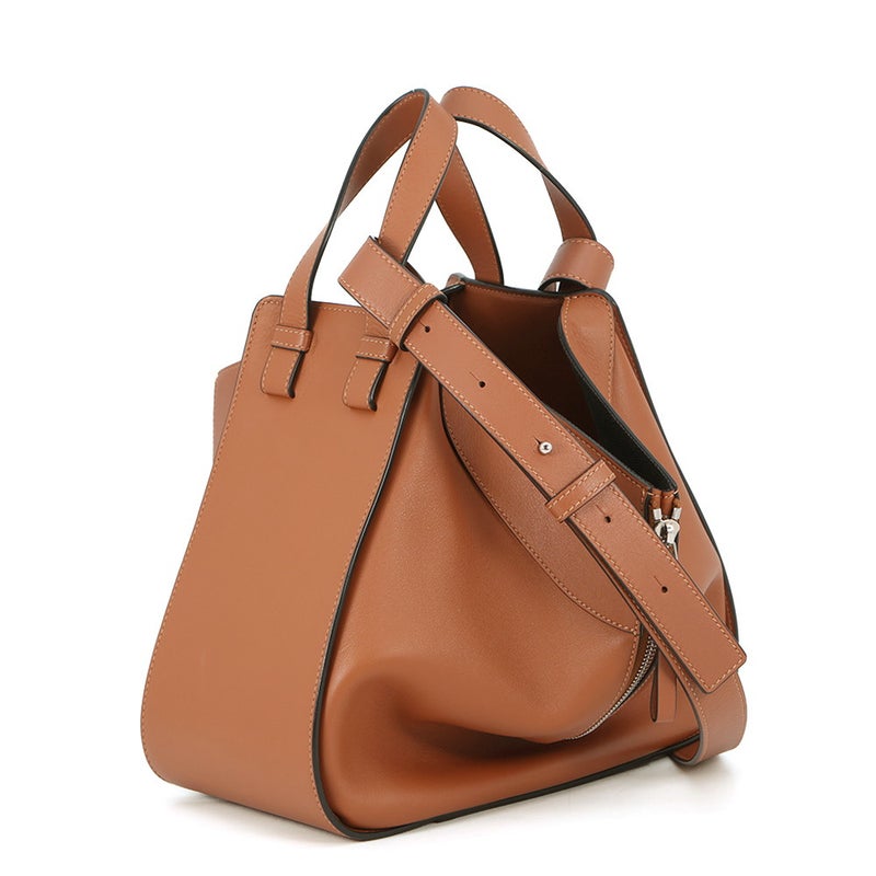 ロエベ ショルダーバッグ ハンモックバッグ スモール クラシックカーフレザー 387.30.S35 LOEWE 2WAY ブラウン
