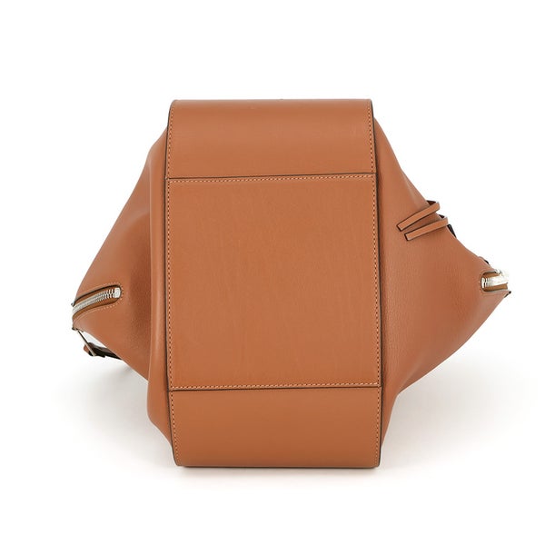 ロエベ ショルダーバッグ ハンモックバッグ スモール クラシックカーフレザー 387.30.S35 LOEWE 2WAY ブラウン
