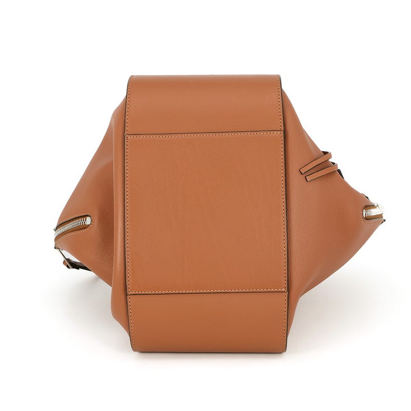 ロエベ ショルダーバッグ ハンモックバッグ スモール クラシックカーフレザー 387.30.S35 LOEWE 2WAY ブラウン