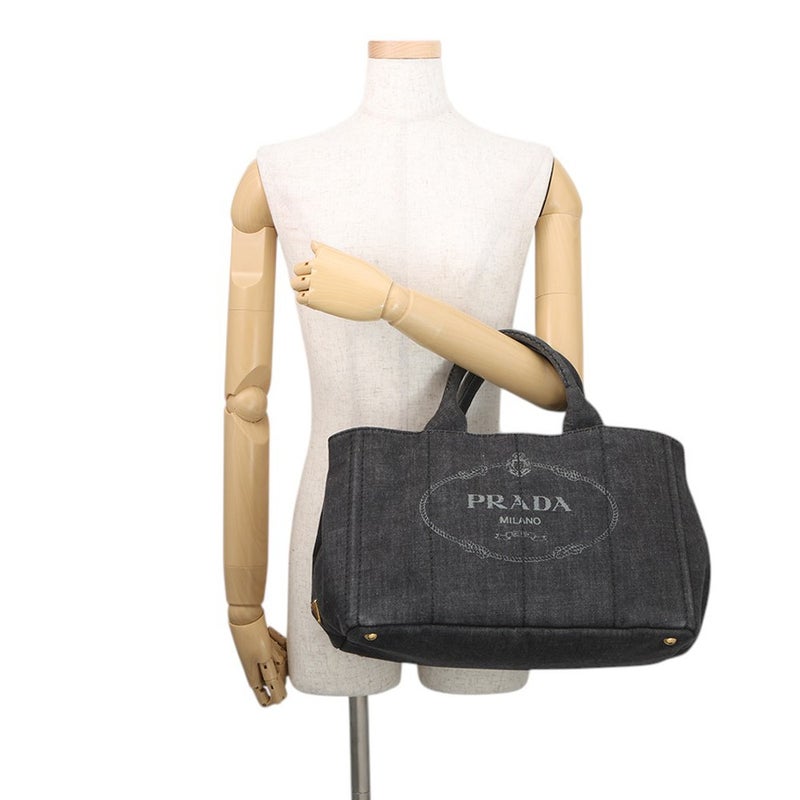 プラダ トートバッグ カナパ CANAPA ミディアム 1BG642 PRADA 黒 2way