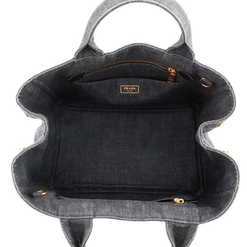 プラダ トートバッグ カナパ CANAPA ミディアム 1BG642 PRADA 黒 2way