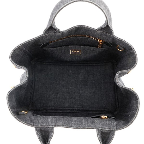 プラダ トートバッグ カナパ CANAPA ミディアム 1BG642 PRADA 黒 2way