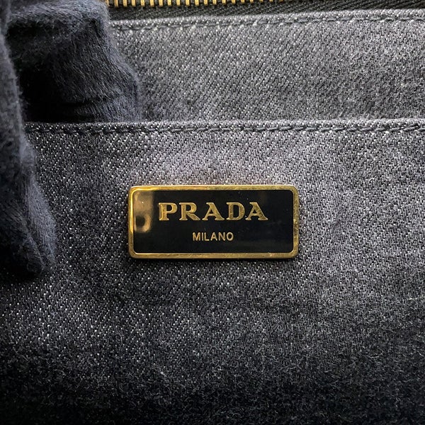 プラダ トートバッグ カナパ CANAPA ミディアム 1BG642 PRADA 黒 2way