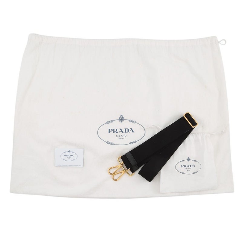 プラダ トートバッグ カナパ CANAPA ミディアム 1BG642 PRADA 黒 2way