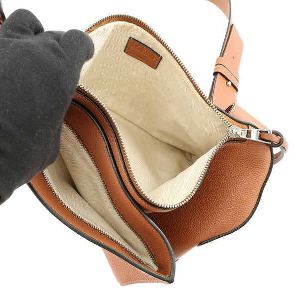 ロエベ ボディバッグ アントン スリングバッグ レザー B511A09X06 LOEWE ブラウン