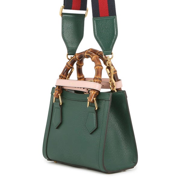 グッチ ハンドバッグ ダイアナ ミニ トートバッグ バンブー レザー 702732 GUCCI 2way