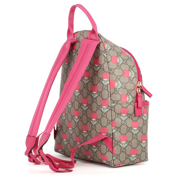 グッチ バックパック GGスプリーム フラワープリント チルドレンズ 782708 GUCCI リュック キッズ キム・スンヨン