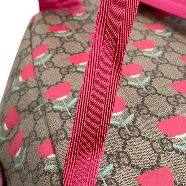 グッチ バックパック GGスプリーム フラワープリント チルドレンズ 782708 GUCCI リュック キッズ キム・スンヨン
