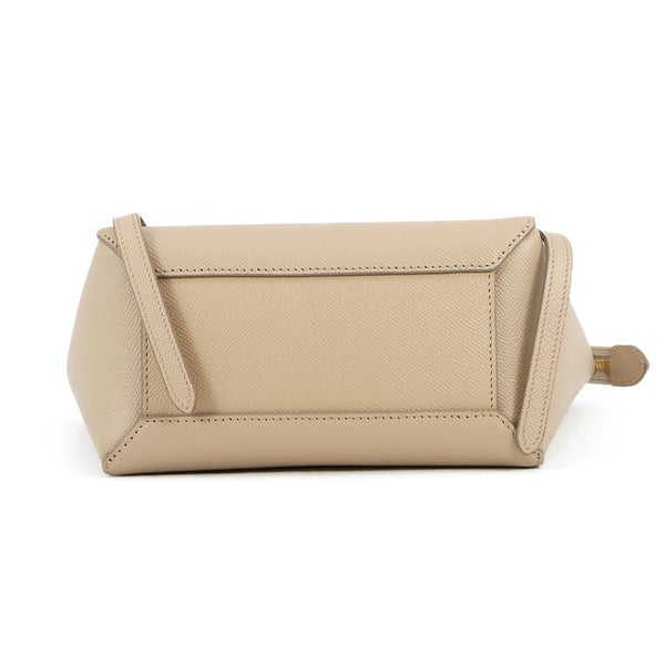 セリーヌ ハンドバッグ ベルトバッグ ナノ グレインドカーフレザー 189003 CELINE 2way ベージュ