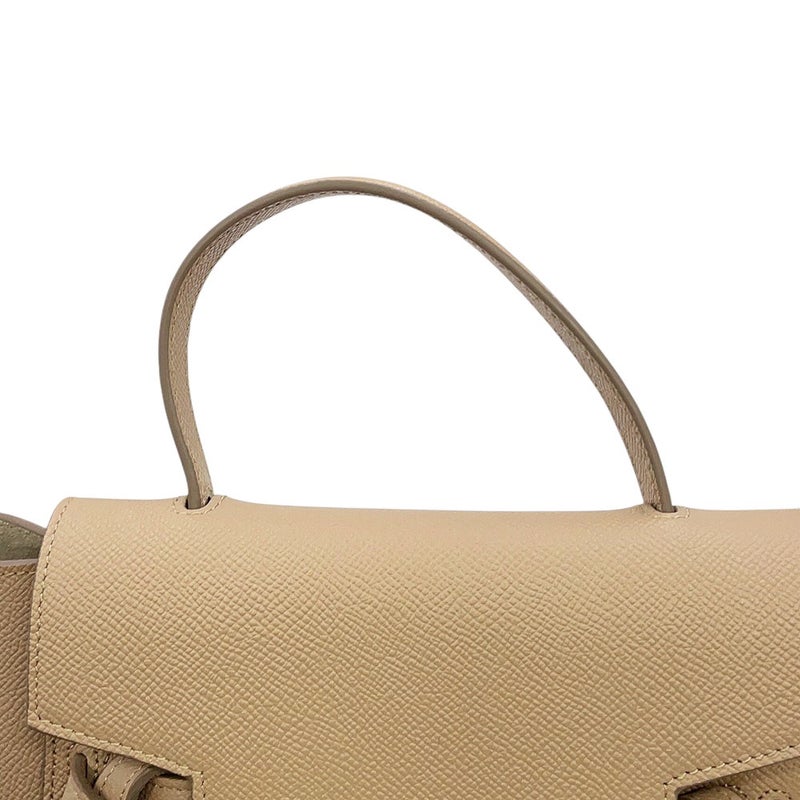 セリーヌ ハンドバッグ ベルトバッグ ナノ グレインドカーフレザー 189003 CELINE 2way ベージュ