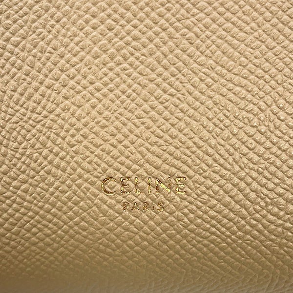 セリーヌ ハンドバッグ ベルトバッグ ナノ グレインドカーフレザー 189003 CELINE 2way ベージュ