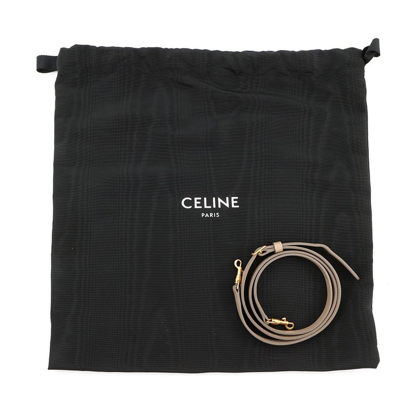 セリーヌ ハンドバッグ ベルトバッグ ナノ グレインドカーフレザー 189003 CELINE 2way ベージュ