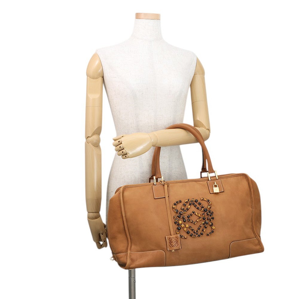 ロエベ ボストンバッグ 大判アナグラム アマソナ44 レザー LOEWE 旅行