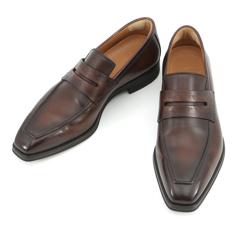 ベルルッティ ローファー アンディ デムジュール ヴェネチア カーフレザー メンズサイズ8 Berluti 靴