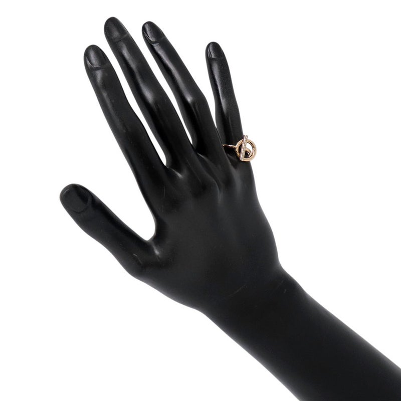 エルメス リング エシャペPM ダイヤモンド 10P 計0.07ct K18PGピンクゴールド リングサイズ49 HERMES 指輪