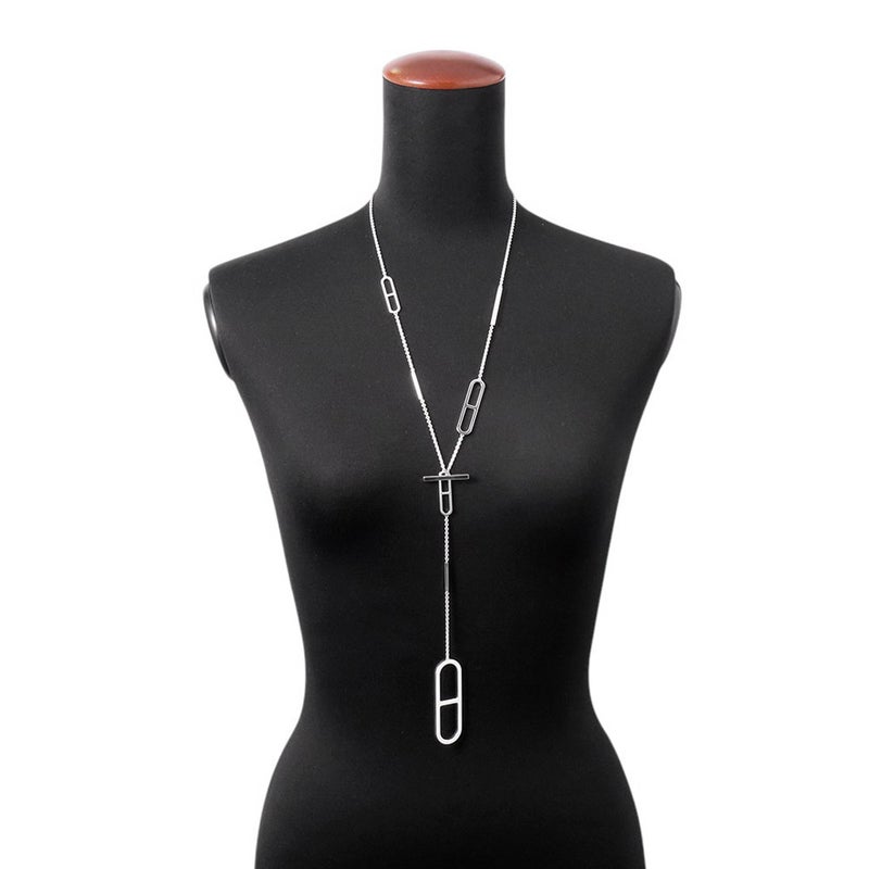 エルメス ネックレス エヴァー シェーヌダンクル サイズ80 SV925シルバー HERMES ロングネックレス ジュエリー