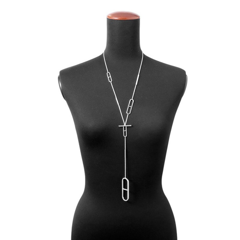 エルメス ネックレス エヴァー シェーヌダンクル サイズ80 SV925シルバー HERMES ロングネックレス ジュエリー