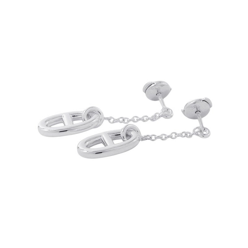 エルメス ピアス シェーヌダンクル ファランドール ピアス MM Earrings SV925シルバー HERMES ジュエリー