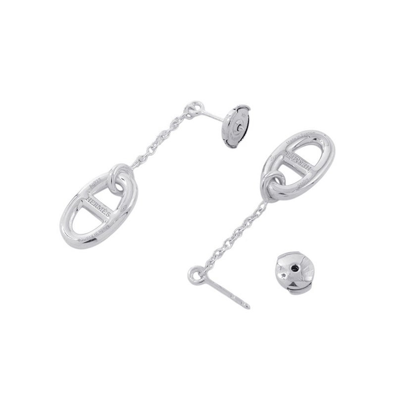 エルメス ピアス シェーヌダンクル ファランドール ピアス MM Earrings SV925シルバー HERMES ジュエリー