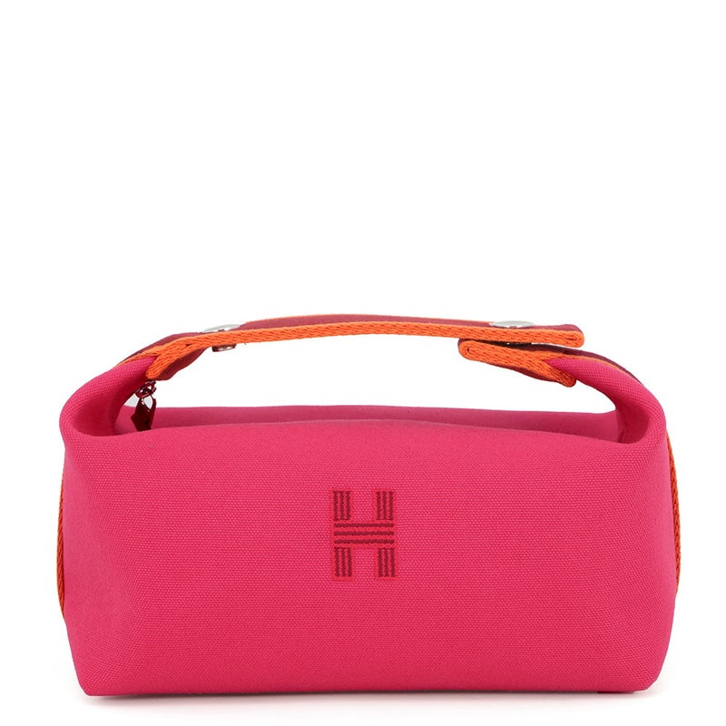 エルメス ハンドバッグ ブリッド・ア・ブラックPM ハイビスカス/シルバー金具 キャンバス HERMES バッグ