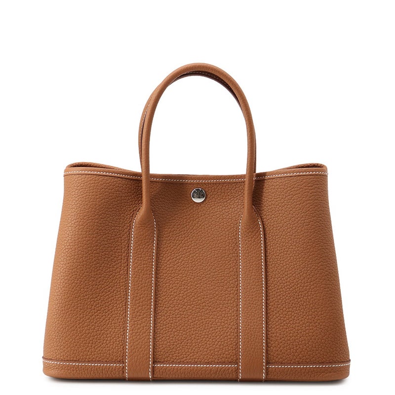 エルメス トートバッグ ガーデンパーティTPM ゴールド/シルバー金具 ネゴンダ G刻印