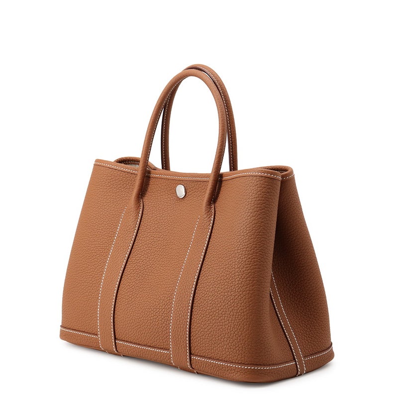 エルメス トートバッグ ガーデンパーティTPM ゴールド/シルバー金具 ネゴンダ G刻印
