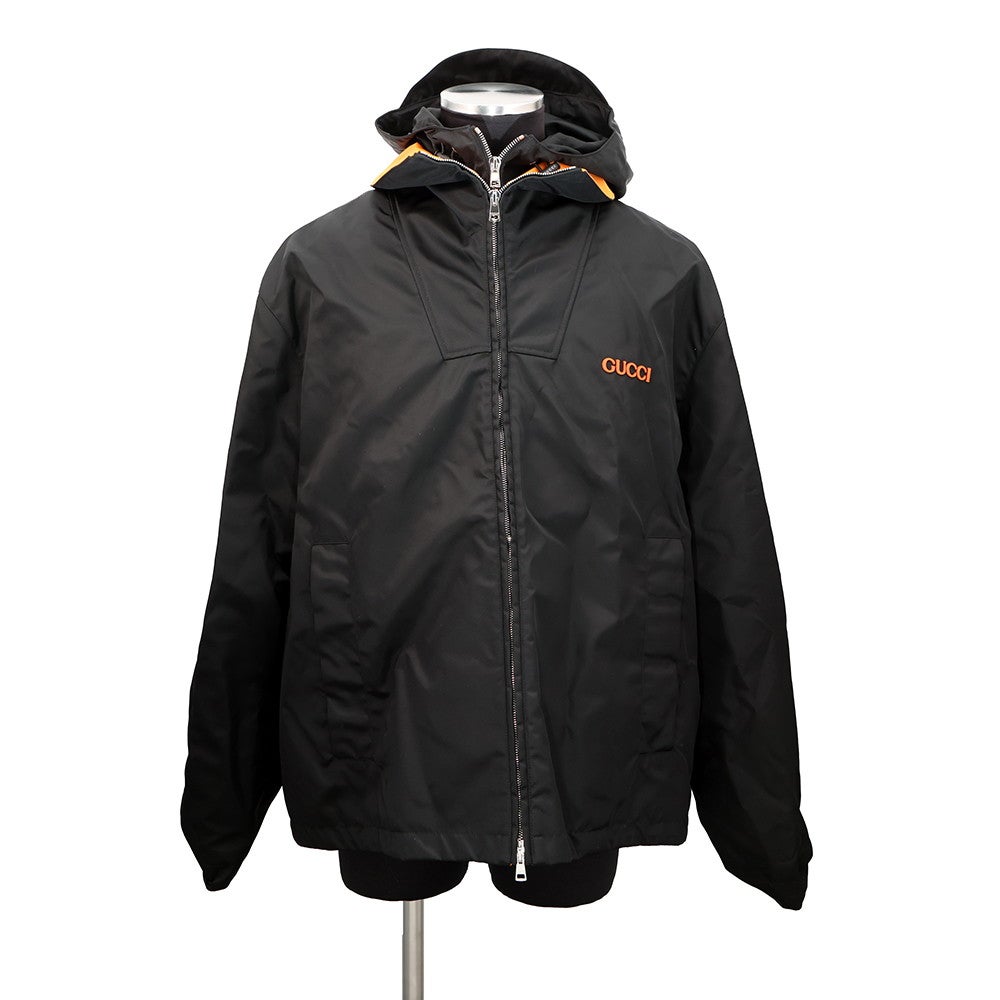 グッチ ジャケット パッチロゴ ツイル ナイロン メンズサイズ56 804964