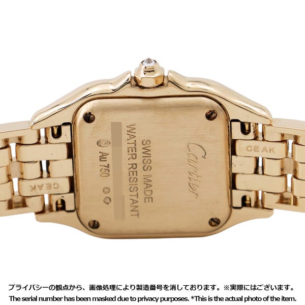 カルティエ パンテール ドゥ カルティエ SM ダイヤベゼル WJPN0015 Cartier 腕時計 白文字盤